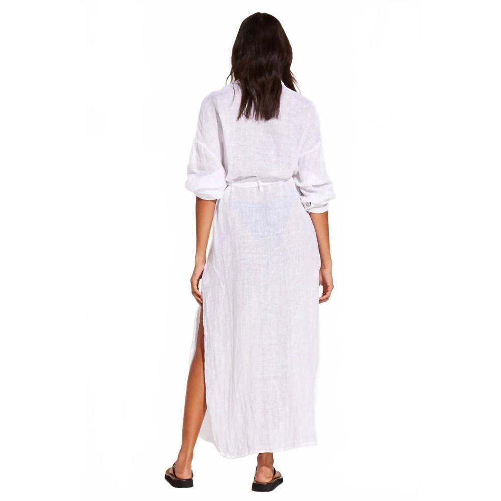 NEW VITAMIN A women'sa playa kaftan in white - Picture 2 of 3